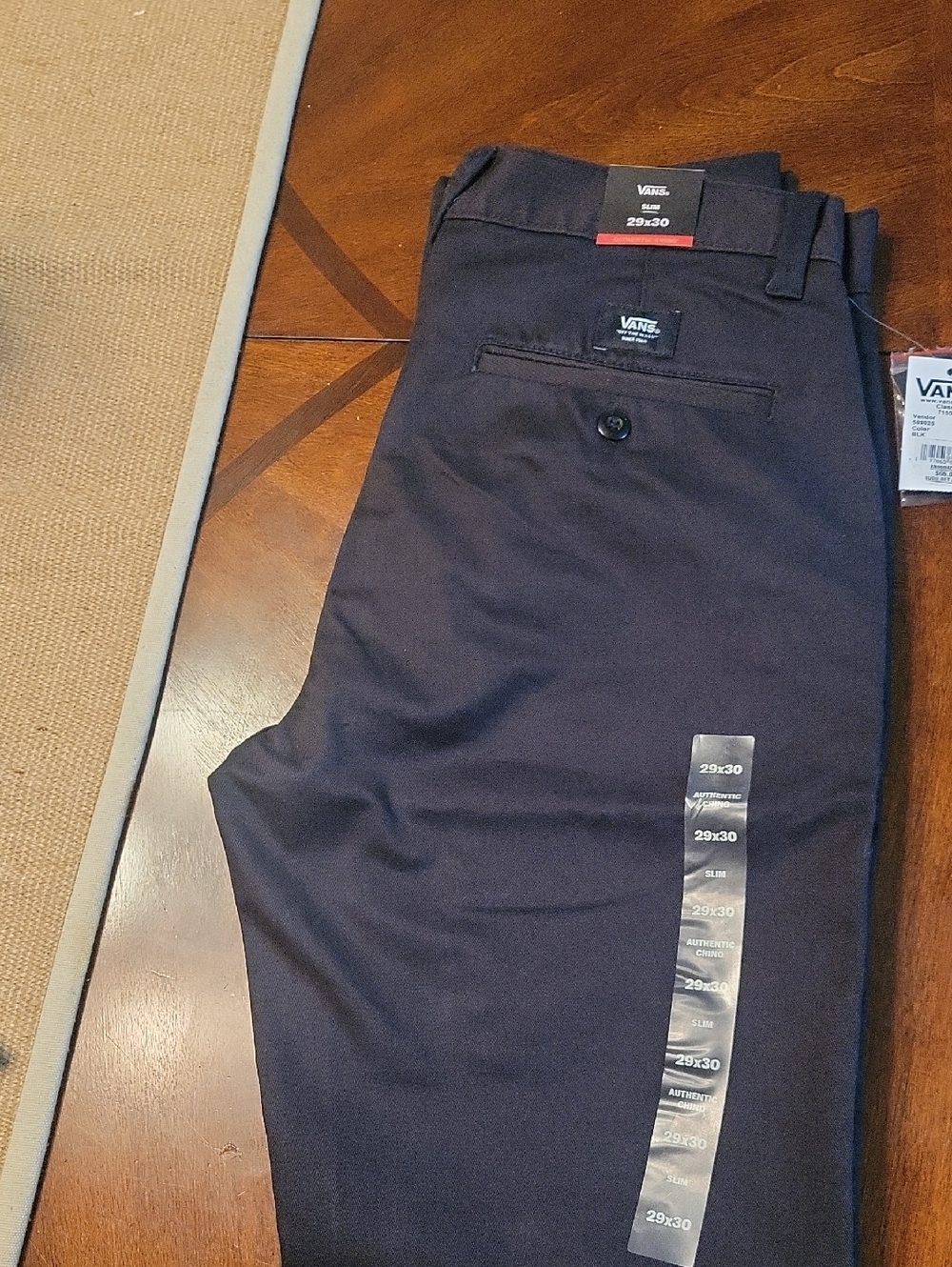 Vans Men's Chinos in Dark Navy
